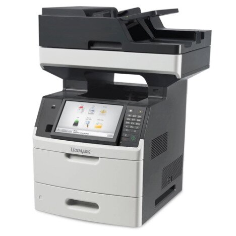 Imprimanta Multifunctionala LaserJet Monocrom Lexmark MX710DE, 300.000 paginiluna, 1200 x 1200 DPI,