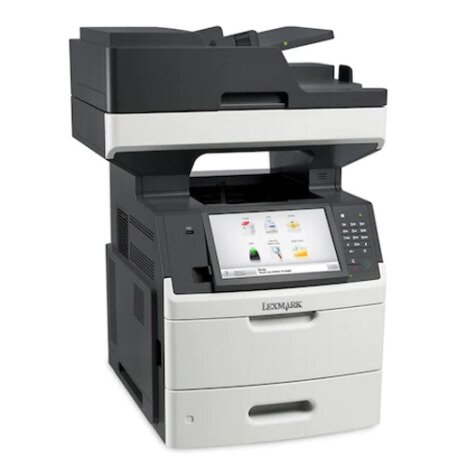 Imprimanta Multifunctionala LaserJet Monocrom Lexmark MX710DE, 300.000 paginiluna, 1200 x 1200 DPI,